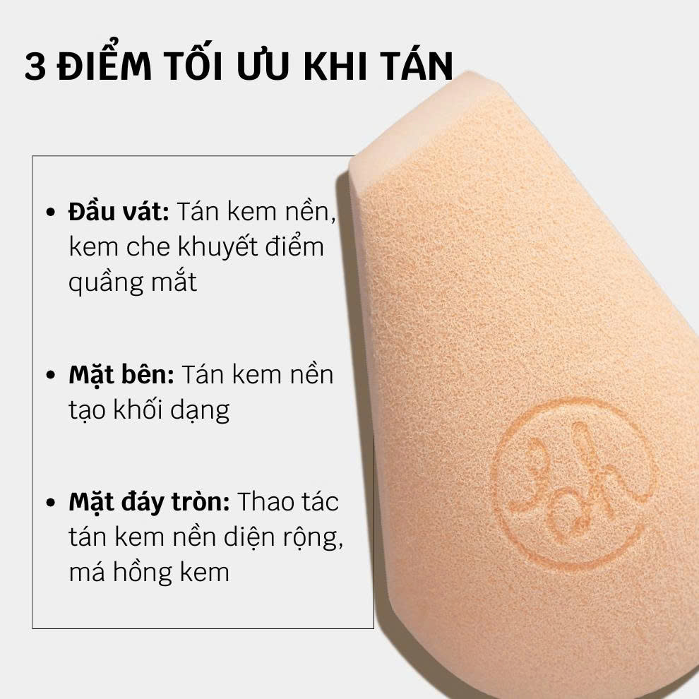 Mút Tán Nền Che Khuyết Điểm Tạo Khối BH Cosmetics Foundation Blender BHM003